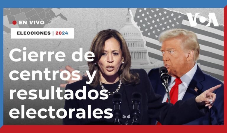 EN VIVO | Cierre de centros y resultados de elecciones Estados Unidos 2024: ¿Trump o Harris?