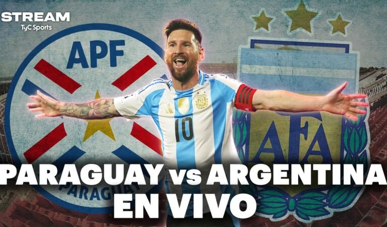 EN VIVO 🔴 PARAGUAY vs ARGENTINA | Eliminatorias Sudamericanas | Vivilo en TyC Sports