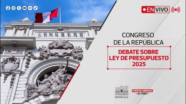 EN VIVO: Sesión del #PlenoDelCongreso  sobre Ley de Presupuesto | 28 DE NOVIEMBRE DEL 2024