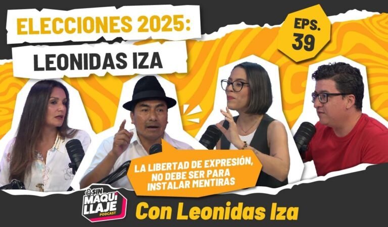 Episodio 39: Elecciones 2025, Leonidas Iza