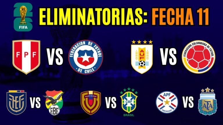 FECHA 11 Eliminatorias 2026 ¿Quiénes son los FAVORITOS para ganar?