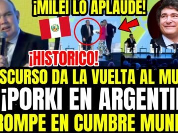 IMPRESIONANTE! PORKY HACE HISTORIA EN ARGENTINA ANTE MILEI Y MILLONES CON GRAN DISCURSO ANTI ZURDOS