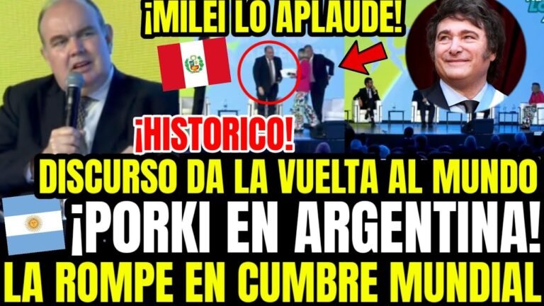 IMPRESIONANTE! PORKY HACE HISTORIA EN ARGENTINA ANTE MILEI Y MILLONES CON GRAN DISCURSO ANTI ZURDOS