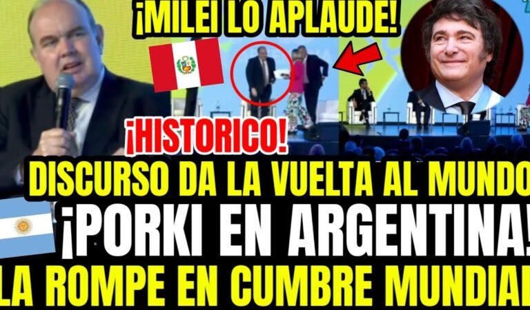 IMPRESIONANTE! PORKY HACE HISTORIA EN ARGENTINA ANTE MILEI Y MILLONES CON GRAN DISCURSO ANTI ZURDOS