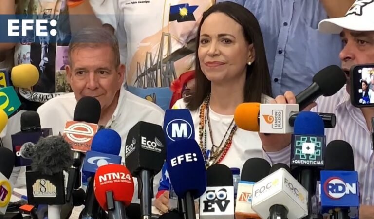 María Corina Machado desafía amenazas de Maduro en plena campaña electoral