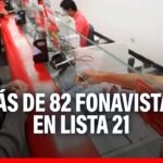 🔴🔵Más de 82 mil fonavistas serán incluidos en lista 21: ¿Quiénes serán los beneficiarios?