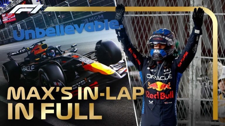 Max Verstappen's In-Lap IN FULL | 2024 Las Vegas Grand Prix