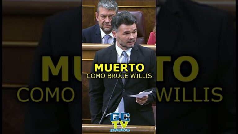 "Mazón está como BRUCE WILLIS en el Sexto Sentido" Gabriel Rufián