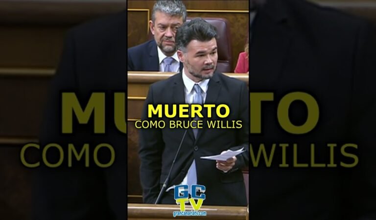 «Mazón está como BRUCE WILLIS en el Sexto Sentido» Gabriel Rufián