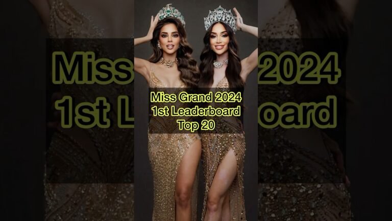 Miss Grand International 2024 1st Leaderboard #missgrand #missgrand2024 #mgi #missgrandinternational