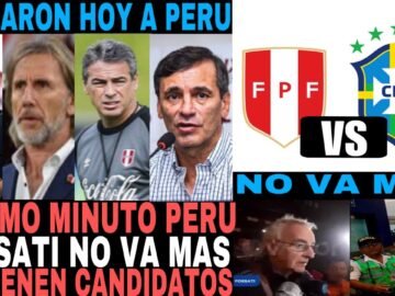 NO VA MAS FOSSATI PERU YA TIENE 4 CANDIDATOS PARA SER EL NUEVO DT DE PERU IMPRESIONANTE