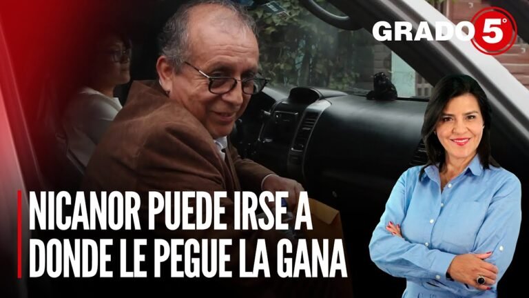 Nicanor Boluarte puede irse a donde le pegue la gana | Grado 5 con Clara Elvira Ospina