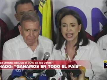 Oposición niega triunfo de Maduro y asegura que Edmundo González ganó presidenciales venezolanas