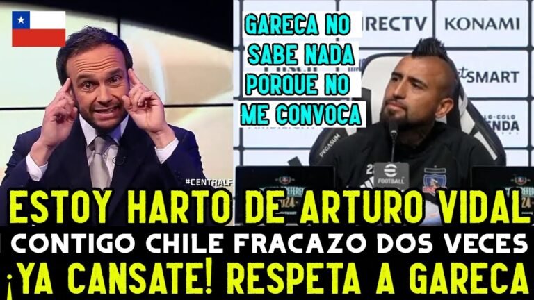 PERIODISTAS CHILENOS DEFIENDEN A RICARDO GARECA TRAS CRITICAS DE ARTURO VIDAL POR NO SER CONVOCADO