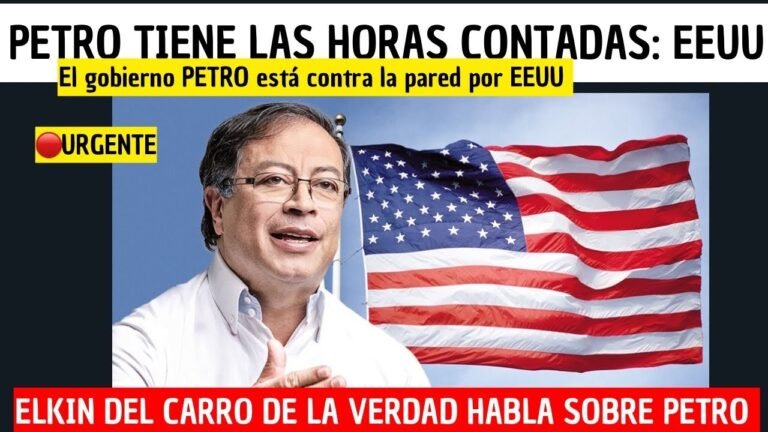 🔴PETRO Tiene las Horas Contadas: EEUU tiene entre OJOS al Gobierno PETRO