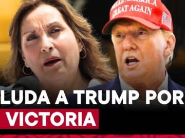 Presidenta Boluarte felicita a Donald Trump por lograr victoria en las elecciones de Estados Unidos