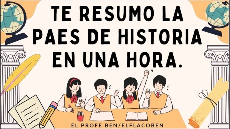 TE RESUMO LA PAES HISTORIA EN UNA HORA. RESUMEN DE MATERIA DE PAES HISTORIA. RESUMEN EXPLICADO.