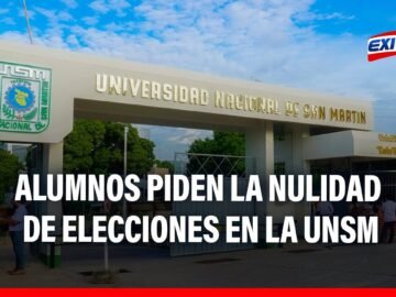 🔴🔵Tarapoto: Alumnos piden la nulidad de elecciones en la Universidad Nacional de San Martín