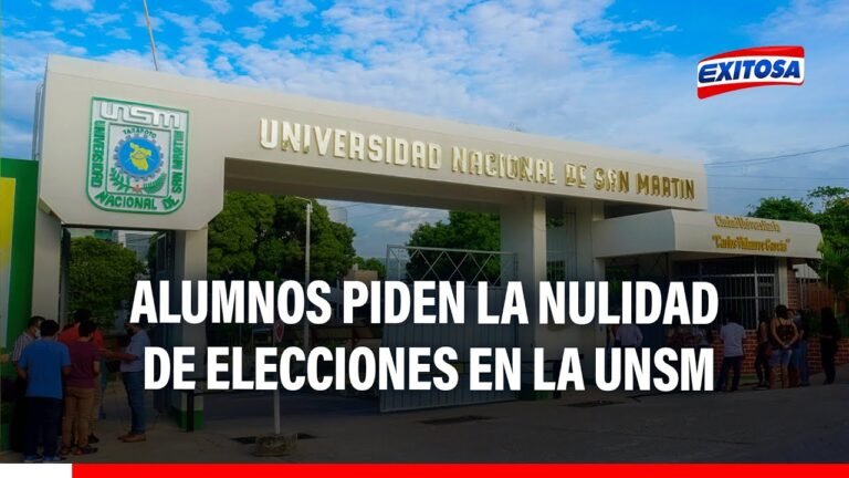 🔴🔵Tarapoto: Alumnos piden la nulidad de elecciones en la Universidad Nacional de San Martín