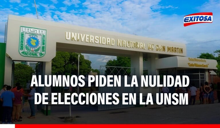 🔴🔵Tarapoto: Alumnos piden la nulidad de elecciones en la Universidad Nacional de San Martín