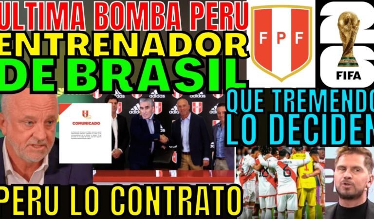 ÚLTIMO MINUTO PERÚ CONTRATA A TÉCNICO DE BRASIL LO ANUNCIARON OFICIAL LLEGA ELIMINATORIAS SORPRENDE