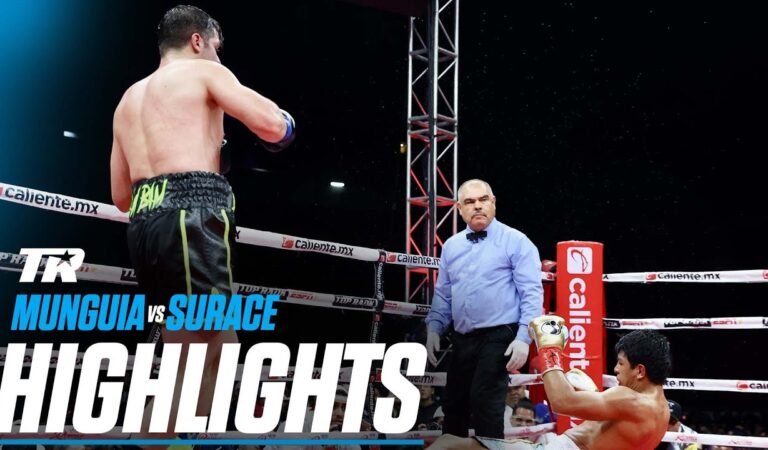 UPSET ALERT! Jaime Munguia Gets KNOCKED OUT By Bruno Surace | FIGHT HIGHLIGHTS