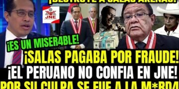 VIDEO BOMB4! NUEVO PRESIDENTE JNE DELATA A SALAS ARENAS Y LO HACE MRD4: POR SU CULPA NO CREEN EN JNE