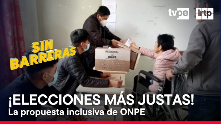 ¡Procesos electorales inclusivos! ONPE desarrolla propuesta para las elecciones