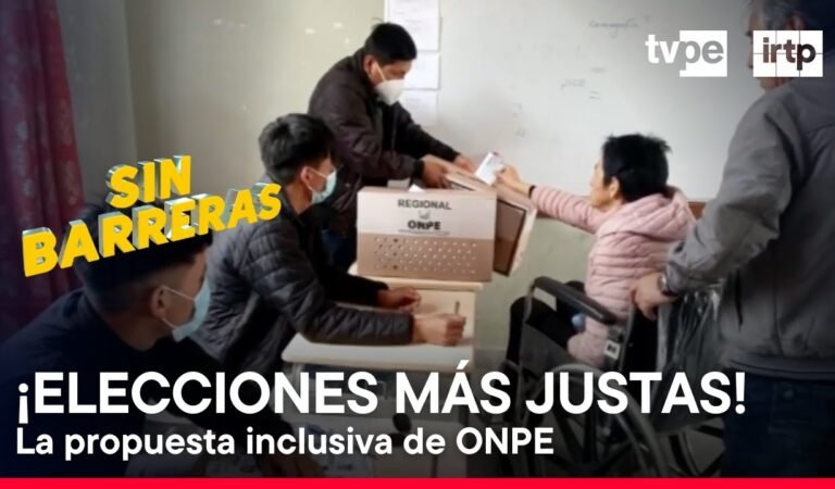 ¡Procesos electorales inclusivos! ONPE desarrolla propuesta para las elecciones