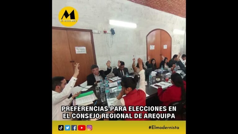 #Arequipa #Política | Preferencias para elecciones en el Consejo Regional de Arequipa