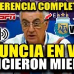 BRUTAL! PERIODISTA HACE MIERD4 A JORGE FOSSATI y ESTE RENUNCIA EN VIVO EN CONFERENCIA DE PRENSA