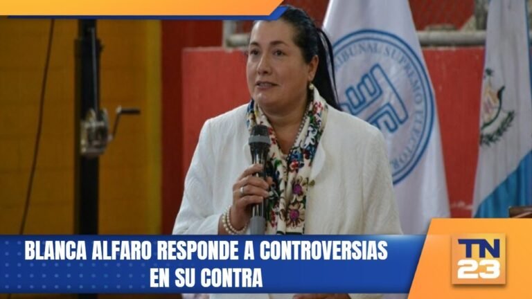 Blanca Alfaro responde a controversias en su contra