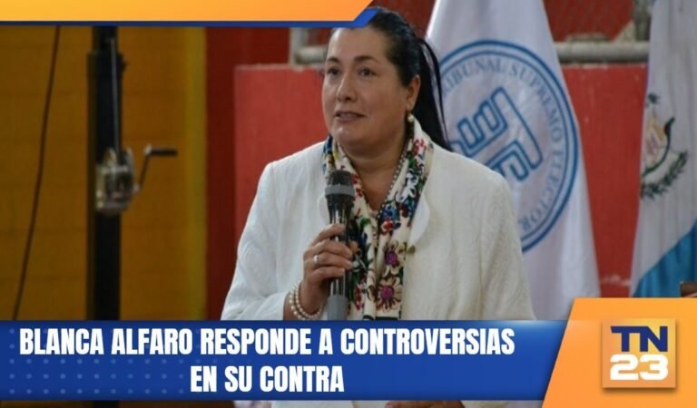 Blanca Alfaro responde a controversias en su contra