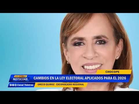 🌐CHOCOPE🚨 CAMBIOS EN LA LAYE ELECTORAL APLICADOS PARA EL 2026