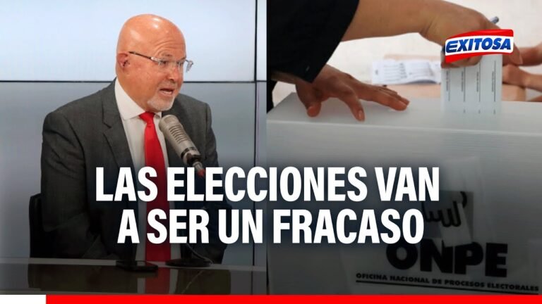 🔴🔵Carlos Bruce: "Está cantado que las elecciones van a ser un fracaso, hay 40 partidos, están locos"