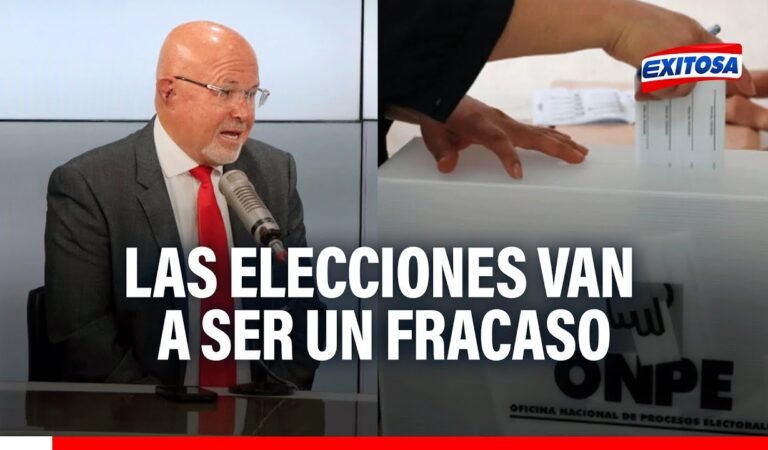 🔴🔵Carlos Bruce: «Está cantado que las elecciones van a ser un fracaso, hay 40 partidos, están locos»