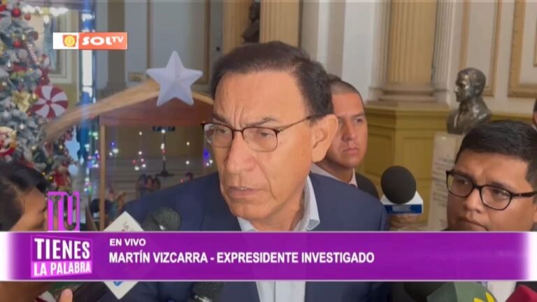 "Como todo ciudadano tengo el derecho de participar en las elecciones del 2026": Martín Vizcarra