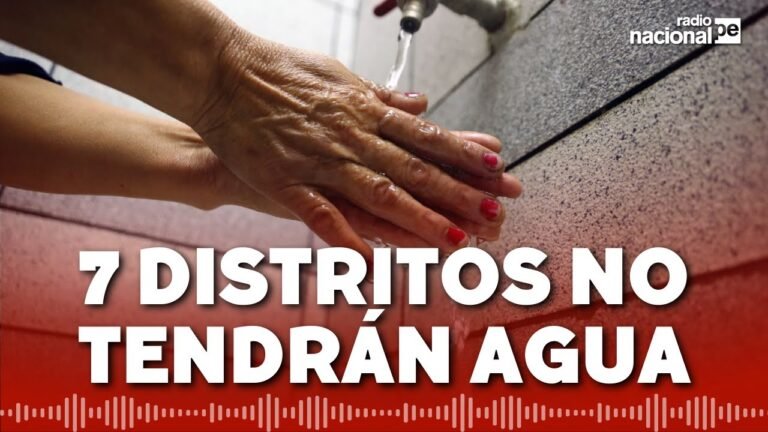 Corte de agua en Lima: ¿qué distritos se verán afectados? Esto indica Sedapal