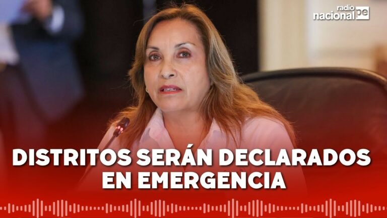 Distritos afectados por intensas lluvias serán declarados en estado de emergencia