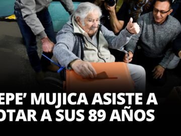 ELECCIONES EN URUGUAY: José 'Pepe' Mujica asiste a votar a sus 89 años | El Comercio