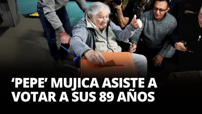 ELECCIONES EN URUGUAY: José 'Pepe' Mujica asiste a votar a sus 89 años | El Comercio