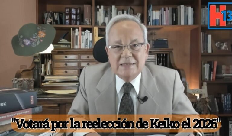 El 2026 votará por la reelección de Keiko