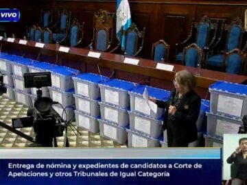 Entrega de nómina de candidatos a Corte de Apelaciones y otros Tribunales de Igual Categoría