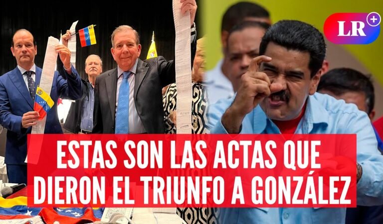 Estas son las actas que prueban la victoria de EDMUNDO GONZÁLEZ en las elecciones de VENEZUELA| #LR