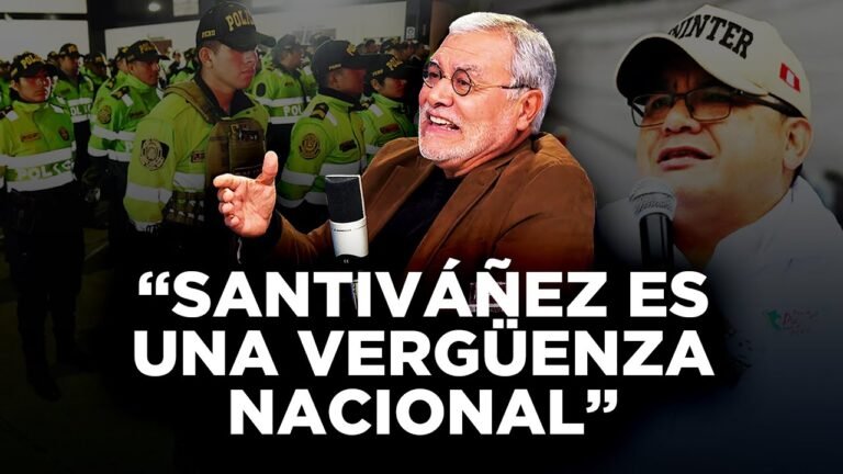 José Ugaz sobre el papel del ministro Santiváñez: "La moral de la PNP está por los suelos"