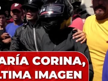 La IMPACTANTE ÚLTIMA IMAGEN de MARÍA CORINA MACHADO antes de ser DETENIDA en VENEZUELA