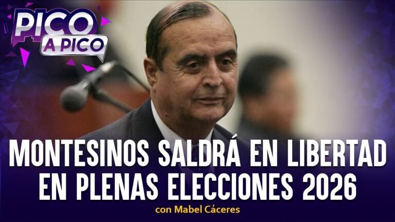 Montesinos saldrá en libertad en plenas Elecciones 2026 | Pico a Pico con Mabel Cáceres