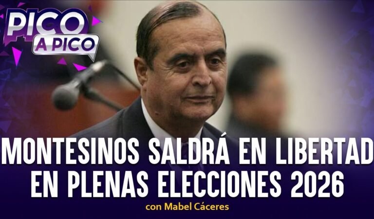 Montesinos saldrá en libertad en plenas Elecciones 2026 | Pico a Pico con Mabel Cáceres