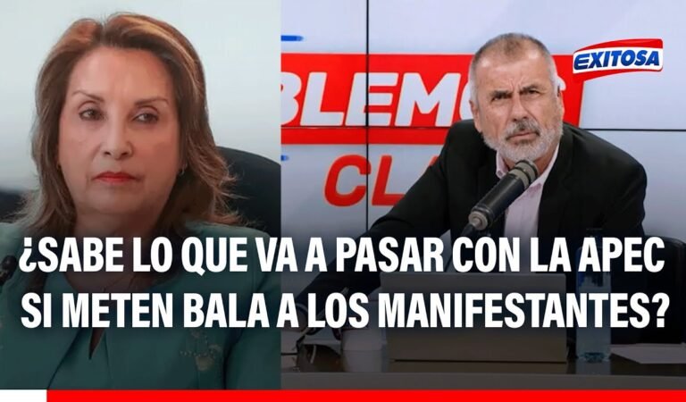 🔴🔵Nicolás Lúcar: ¿Sabe lo que va a pasar con delegaciones de la APEC si se reprimen las protestas?