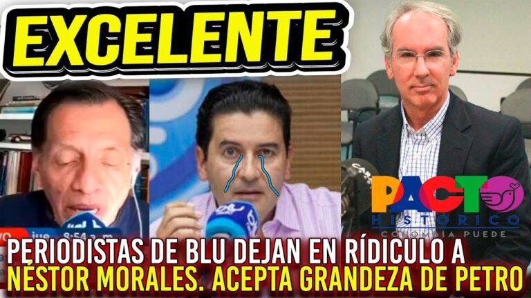 PERIODISTAS BLU DERROTAN A NÉSTOR MORALES. PETRO ARRAZA Y URIBISTAS LO ADMIRAN. CHAO 2024
